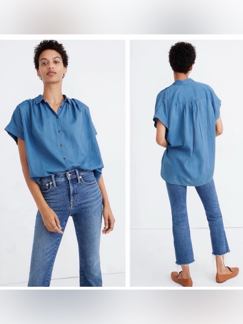 NWT Madewell Popover Shirt
